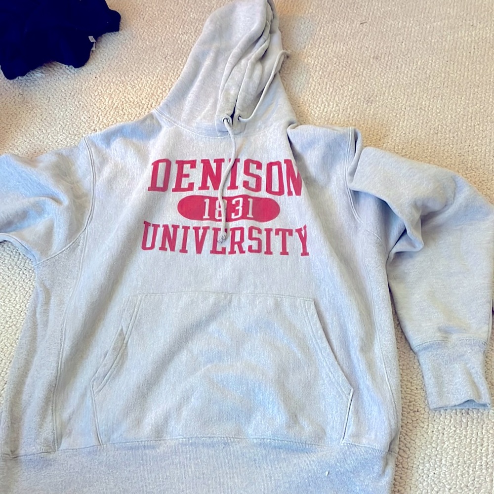 Denison gray hoodie
